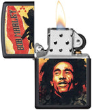 Zippo Bob Marley Illustration Black Matte 49154