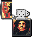 Zippo Bob Marley Illustration Black Matte 49154