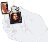 Zippo Bob Marley Illustration Black Matte 49154