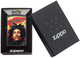Zippo Bob Marley Illustration Black Matte 49154