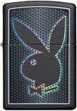 Zippo Playboy Multi Color Bunny Black Matte 49155