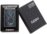 Zippo Playboy Multi Color Bunny Black Matte 49155