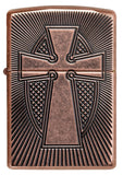 Zippo Armor Deep Carved Cross 49158