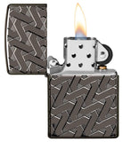 Zippo Deep Carved Geometric Weave  Armor 49173