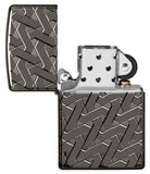 Zippo Deep Carved Geometric Weave  Armor 49173