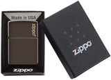 Zippo Brown Zippo Logo 49180ZL