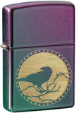 Zippo Raven Silhouette Design Iridescent 49186