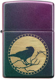Zippo Raven Silhouette Design Iridescent 49186