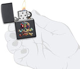 Zippo Textured Multi Color Skull Design 49187