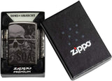 Zippo Sons of Anarchy 360° Skulls Black Ice 49192