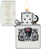 Zippo Def Leppard White Matte 49237