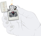 Zippo Def Leppard White Matte 49237