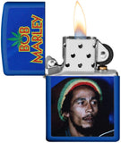 Zippo Bob Marley Logo Royal Blue Matte 49238