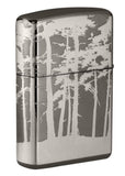 Zippo Big Foot Sasquatch in The Woods 360° Design Black Ice 49247