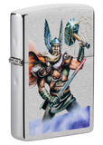 Zippo Thor Design Brushed Chrome Thor 49250