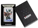 Zippo Thor Design Brushed Chrome Thor 49250