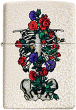 Zippo Floral Skeleton Design Mercury Glass 49252