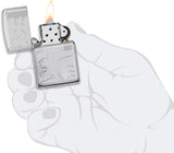 Zippo Pet and Tree Design High Polish Chrome 49258