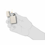 Zippo Slim Mecury Glass w/Zippo Logo 49265ZL