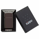 Zippo Slim Brown 49266