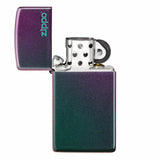 Zippo Slim w/Zippo Logo Iridescent 49267ZL