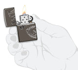 Zippo Armor Engraved Wrap Around Jack Daniel's Logo 49282