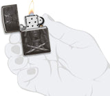 Zippo Knight Fight High Polish Black 49292