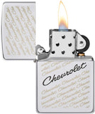 Zippo Chevrolet Script Logo High Polish Chrome 49305