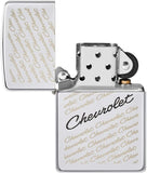 Zippo Chevrolet Script Logo High Polish Chrome 49305
