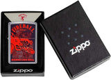 Zippo Fireball Whiskey Burns Like Hell Street Chrome 49308