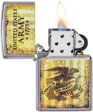 Zippo U.S. Army 1775 Street Chrome 49315