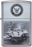 Zippo U.S. Navy Aircraft Carrier Street Chrome 49319