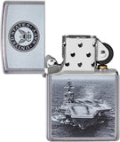 Zippo U.S. Navy Aircraft Carrier Street Chrome 49319
