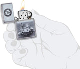 Zippo U.S. Navy Aircraft Carrier Street Chrome 49319
