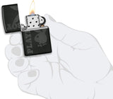 Zippo Playboy Black on Black Matte 49342
