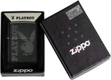Zippo Playboy Black on Black Matte 49342