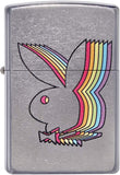 Zippo Playboy Multicolor Bunny Street Chrome 49343