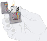 Zippo Playboy Multicolor Bunny Street Chrome 49343