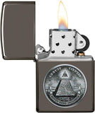 Zippo Dollar Design Black Ice 49395