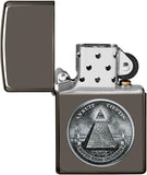 Zippo Dollar Design Black Ice 49395
