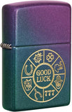 Zippo Lucky Symbols Iridescent 49399