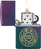 Zippo Lucky Symbols Iridescent 49399