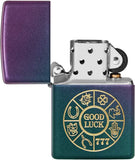Zippo Lucky Symbols Iridescent 49399