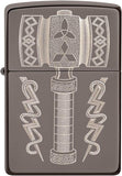 Zippo Thor's Hammer Black Ice 49404