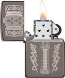Zippo Thor's Hammer Black Ice 49404