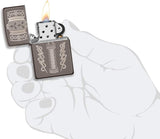 Zippo Thor's Hammer Black Ice 49404