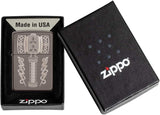 Zippo Thor's Hammer Black Ice 49404
