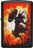 Zippo Warrior Sword and Shield Black Matte 49405