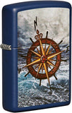 Zippo Compass Design Navy Matte 49408