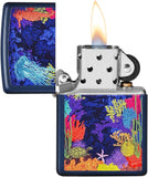 Zippo Sea Life Navy Matte 49409